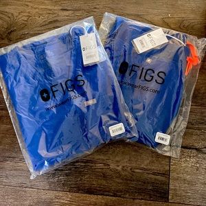 FIGS - WINNING BLUE - NEVER BEEN WORN SCRUB SET